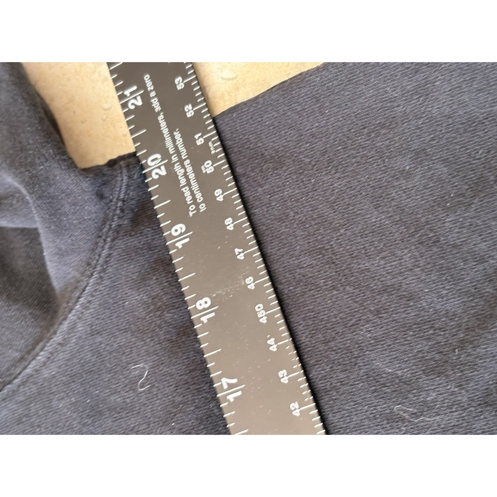 Champion Shirt Adult Large Black Logo Embroidered Three Line Cursive Mens - Picture 5 of 5